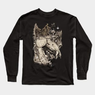 Bear Skull Long Sleeve T-Shirt